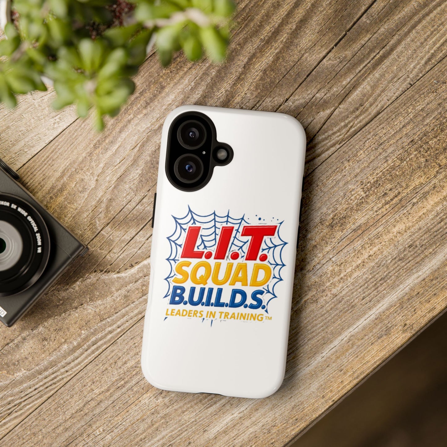 L.I.T. SQUAD B.U.I.L.D.S. / Phone Case - Tough Cases for Kids, Fun Gift, School Spirit, Back to School, Durable Design