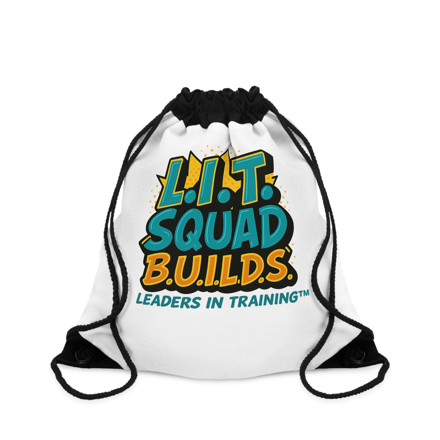 L.I.T. SQUAD B.U.I.L.D.S. Leaders in Training™ Drawstring Backpack