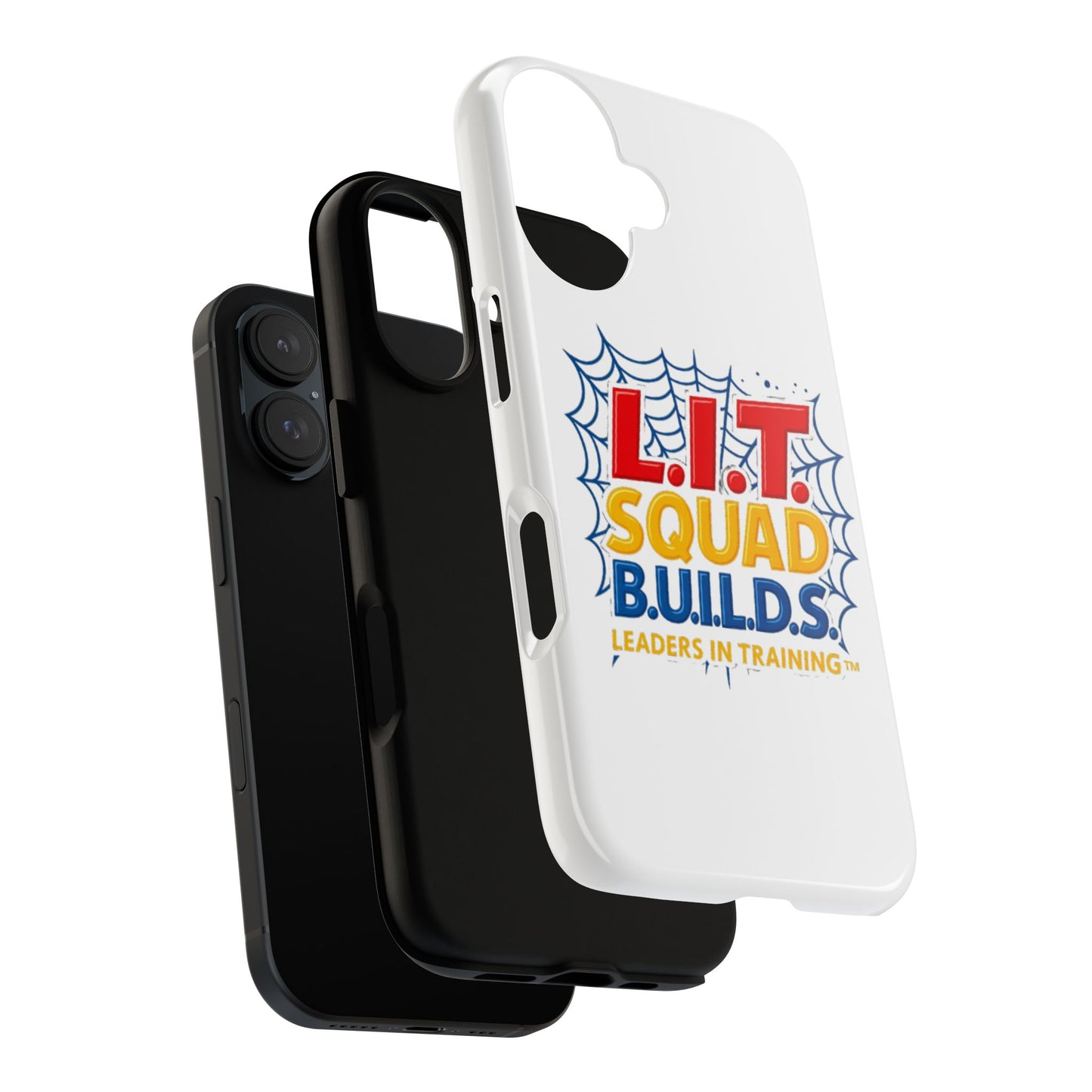 L.I.T. SQUAD B.U.I.L.D.S. / Phone Case - Tough Cases for Kids, Fun Gift, School Spirit, Back to School, Durable Design