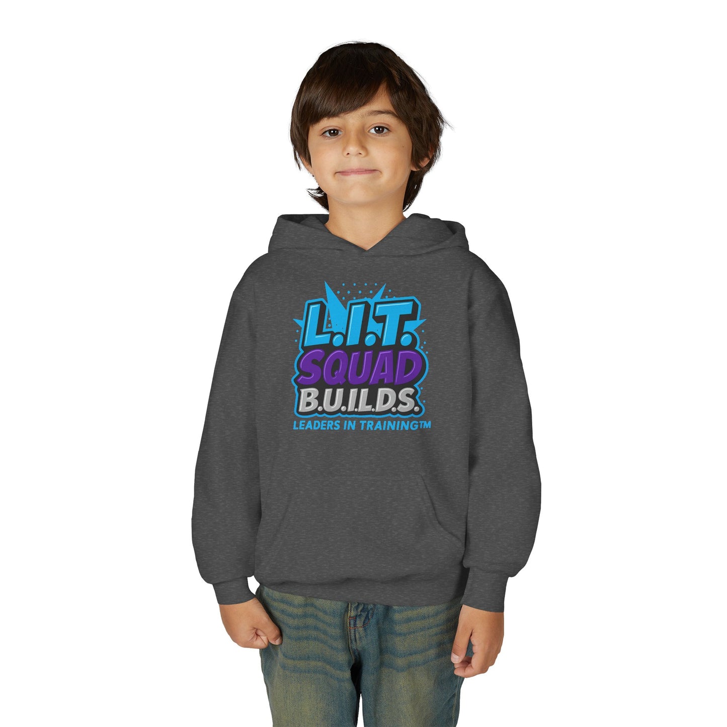 L.I.T.. SQUAD B.U.I.L.D.S.  Leaders in Training™ Youth Hoodie