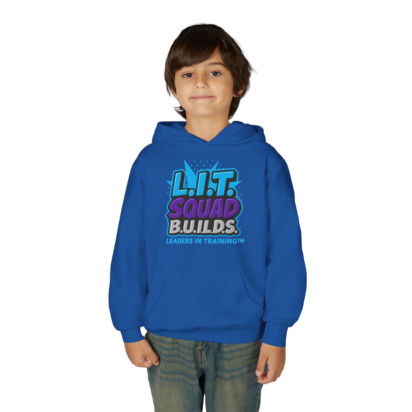 L.I.T.. SQUAD B.U.I.L.D.S.  Leaders in Training™ Youth Hoodie