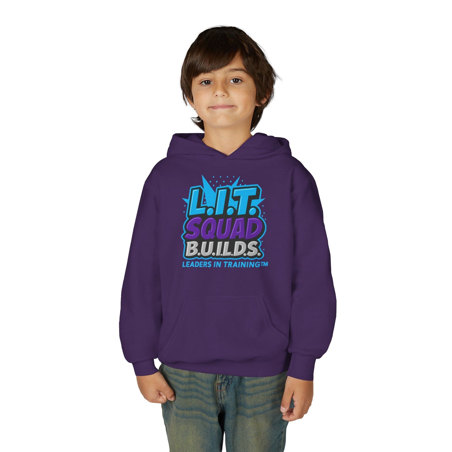 L.I.T.. SQUAD B.U.I.L.D.S.  Leaders in Training™ Youth Hoodie
