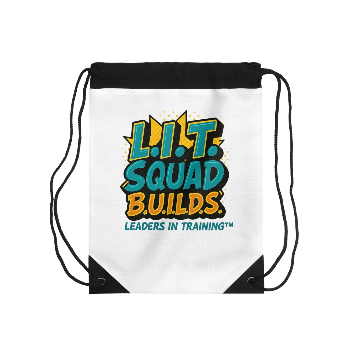 L.I.T. SQUAD B.U.I.L.D.S. Leaders in Training™ Drawstring Backpack