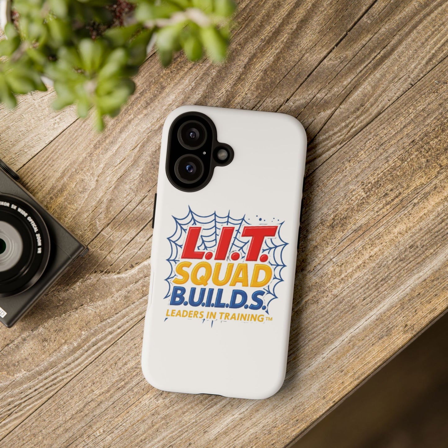 L.I.T. SQUAD B.U.I.L.D.S. / Phone Case - Tough Cases for Kids, Fun Gift, School Spirit, Back to School, Durable Design