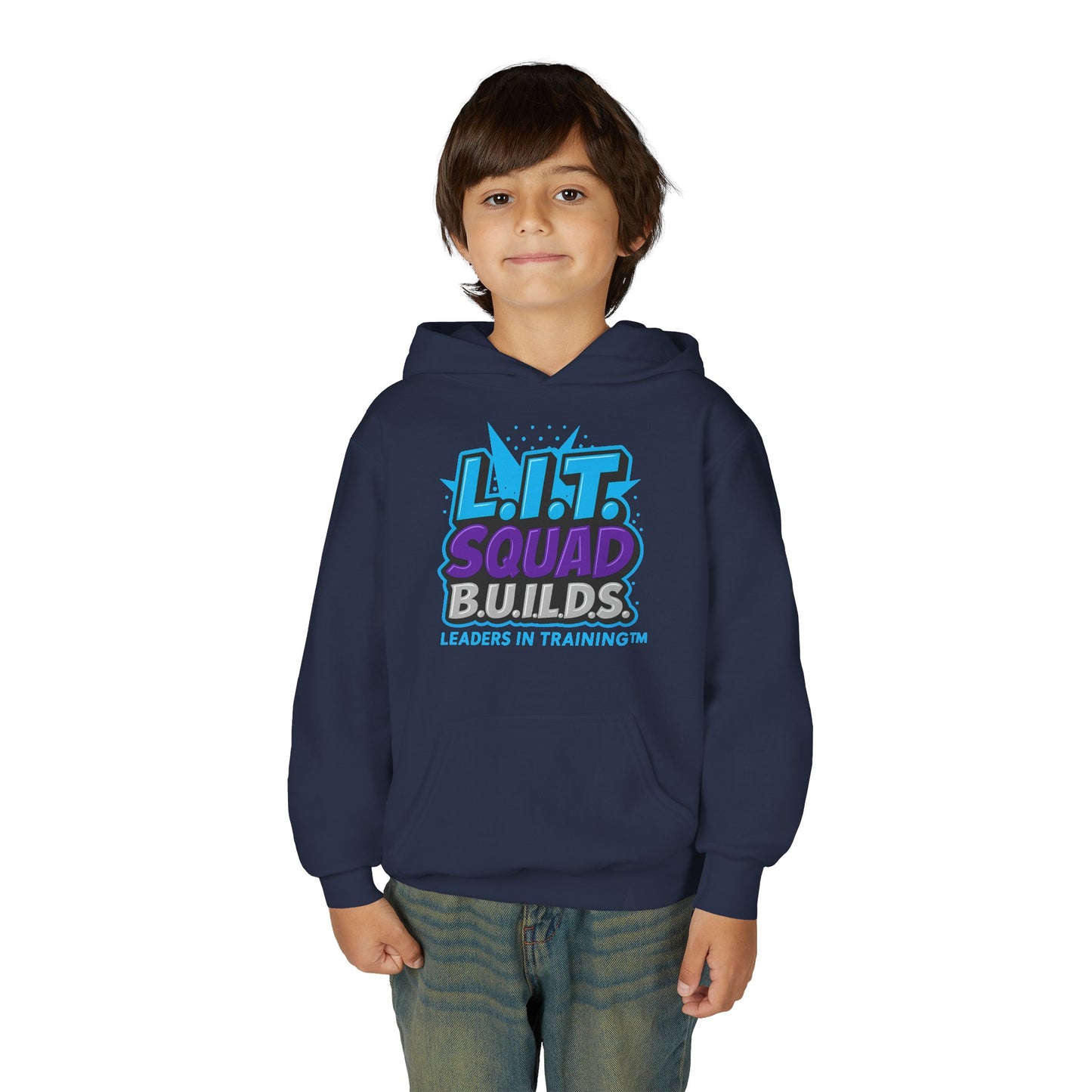 L.I.T.. SQUAD B.U.I.L.D.S.  Leaders in Training™ Youth Hoodie