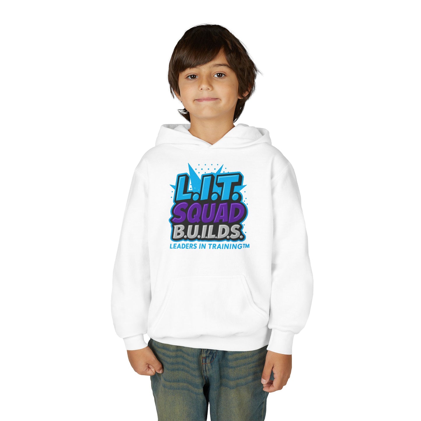 L.I.T.. SQUAD B.U.I.L.D.S.  Leaders in Training™ Youth Hoodie