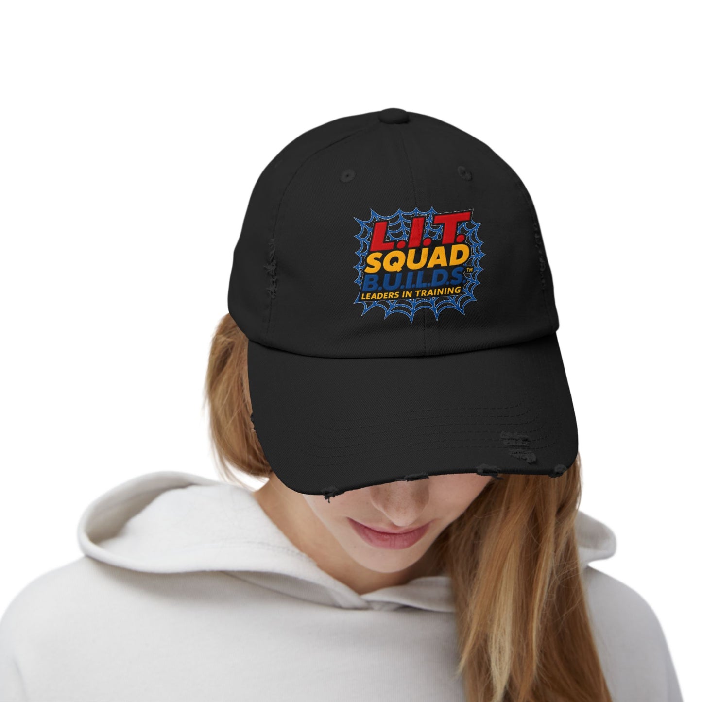 L.I.T. SQUAD B.U.I.L.D.S. Leaders In Training™ Distressed Cap