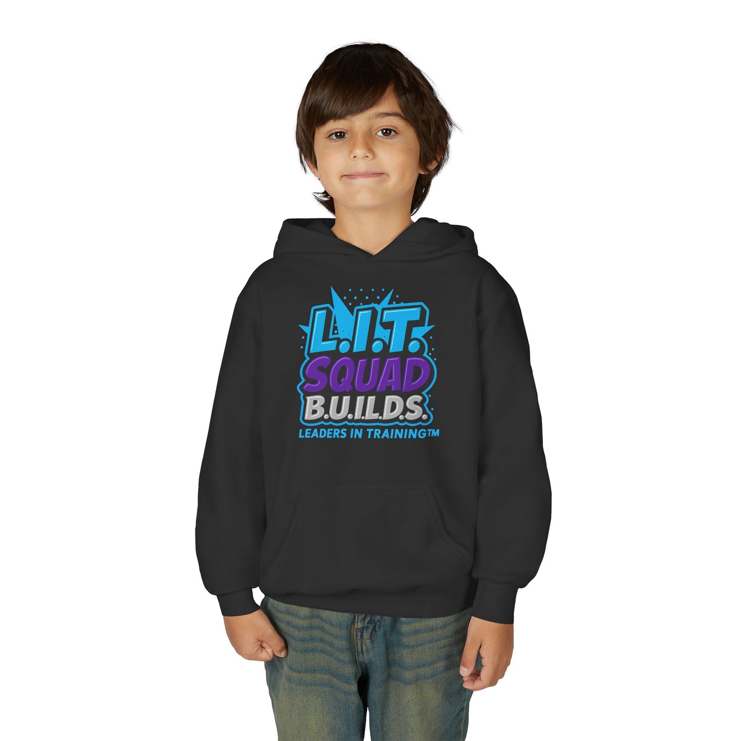 L.I.T.. SQUAD B.U.I.L.D.S.  Leaders in Training™ Youth Hoodie