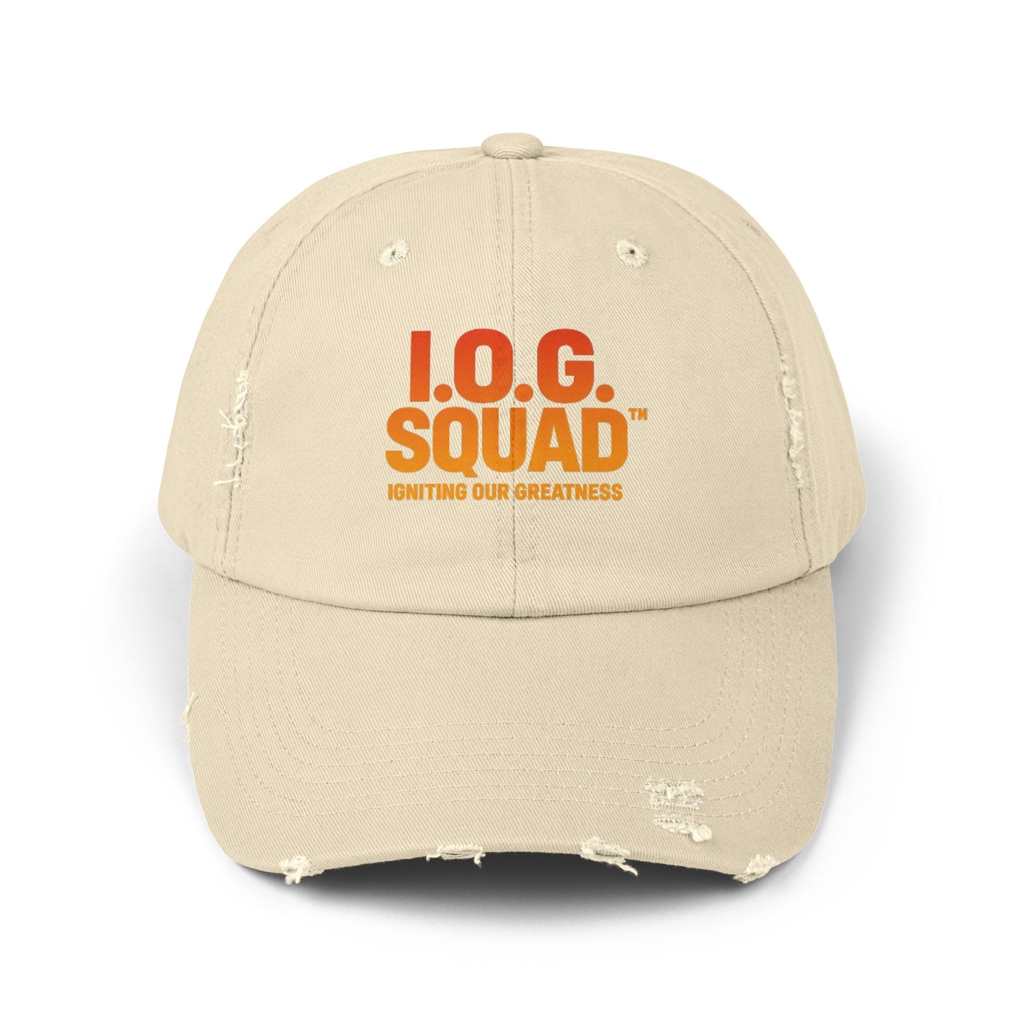 I.O.G. SQUAD Igniting Our Greatness™ Distressed Baseball Cap