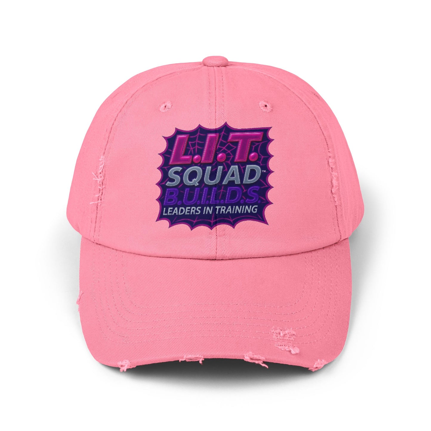 L.I.T. SQUAD B.U.I.L.D.S. Leaders In Training™ Distressed Cap