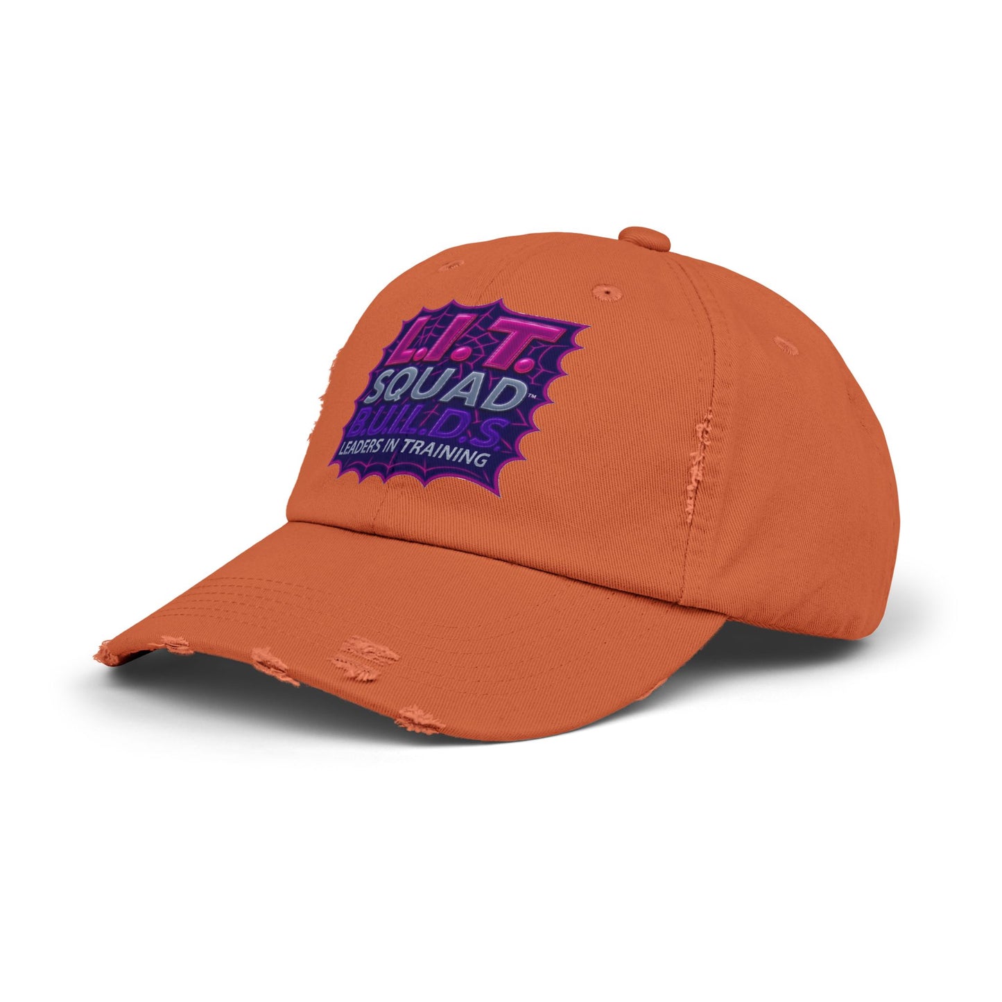 L.I.T. SQUAD B.U.I.L.D.S. Leaders In Training™ Distressed Cap