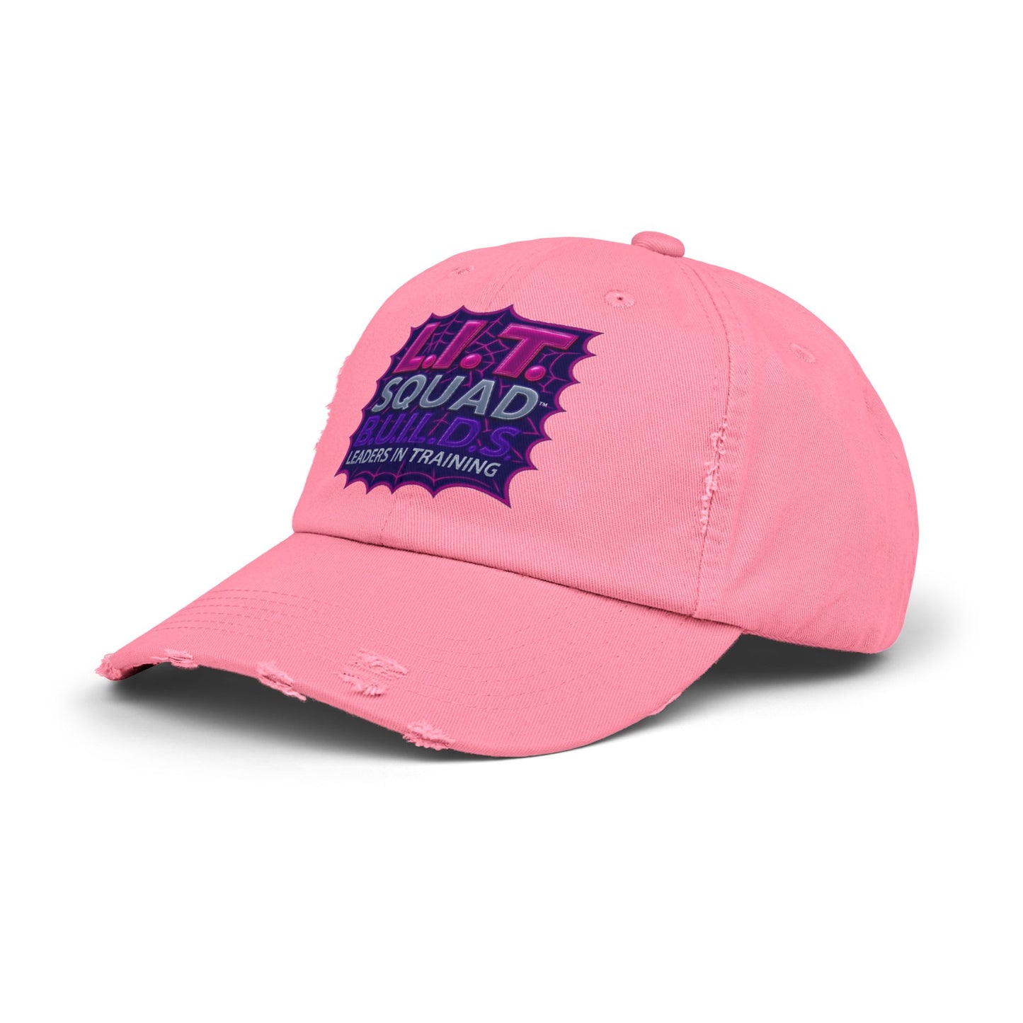 L.I.T. SQUAD B.U.I.L.D.S. Leaders In Training™ Distressed Cap