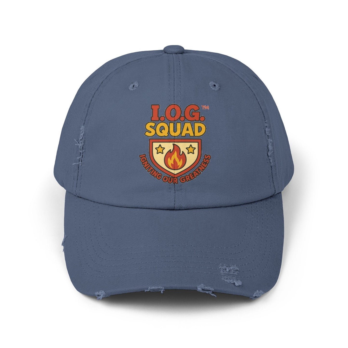 I.O.G. SQUAD Igniting Our Greatness™ Distressed Baseball Cap