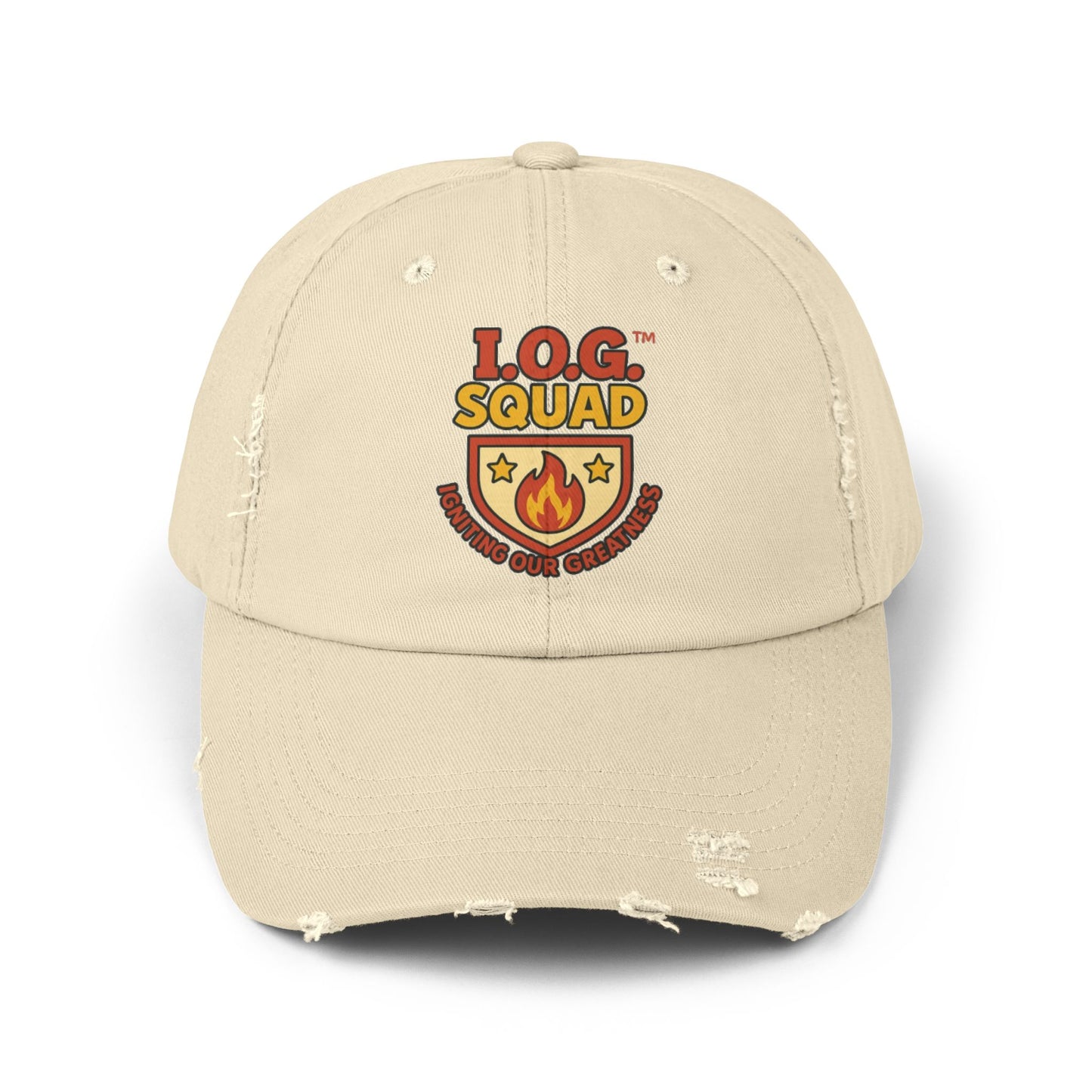 I.O.G. SQUAD Igniting Our Greatness™ Distressed Baseball Cap