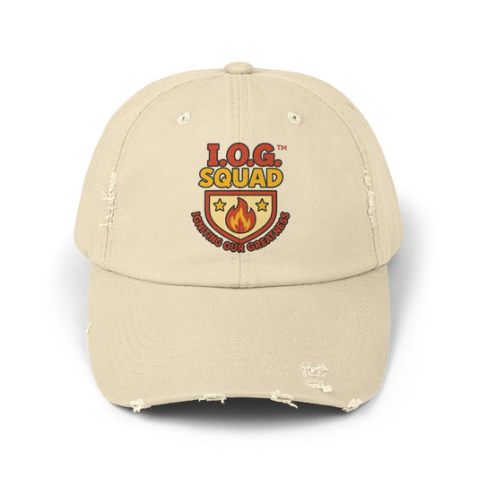 I.O.G. SQUAD Igniting Our Greatness™ Distressed Baseball Cap