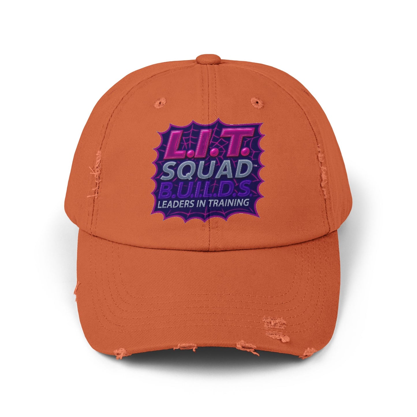 L.I.T. SQUAD B.U.I.L.D.S. Leaders In Training™ Distressed Cap