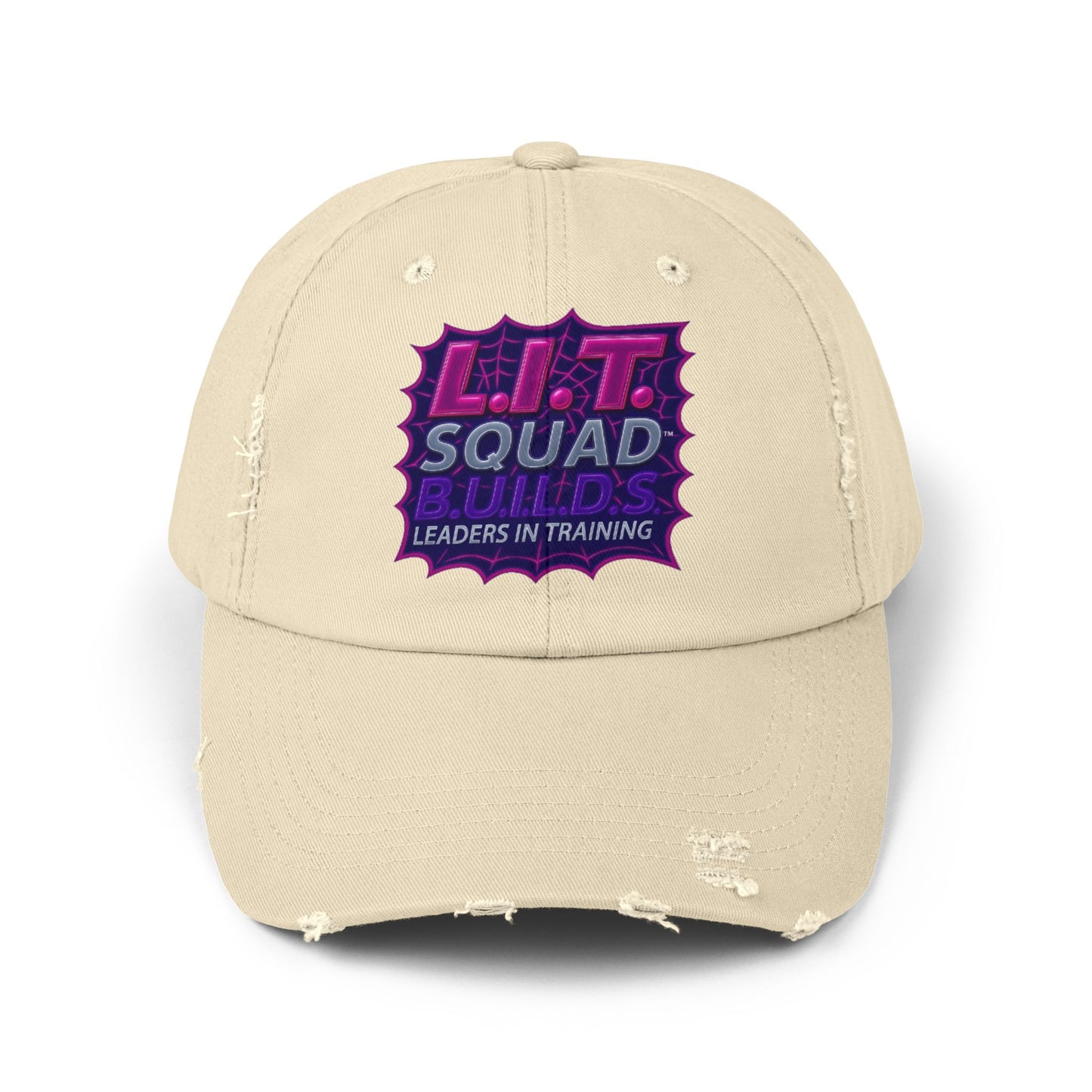 L.I.T. SQUAD B.U.I.L.D.S. Leaders In Training™ Distressed Cap