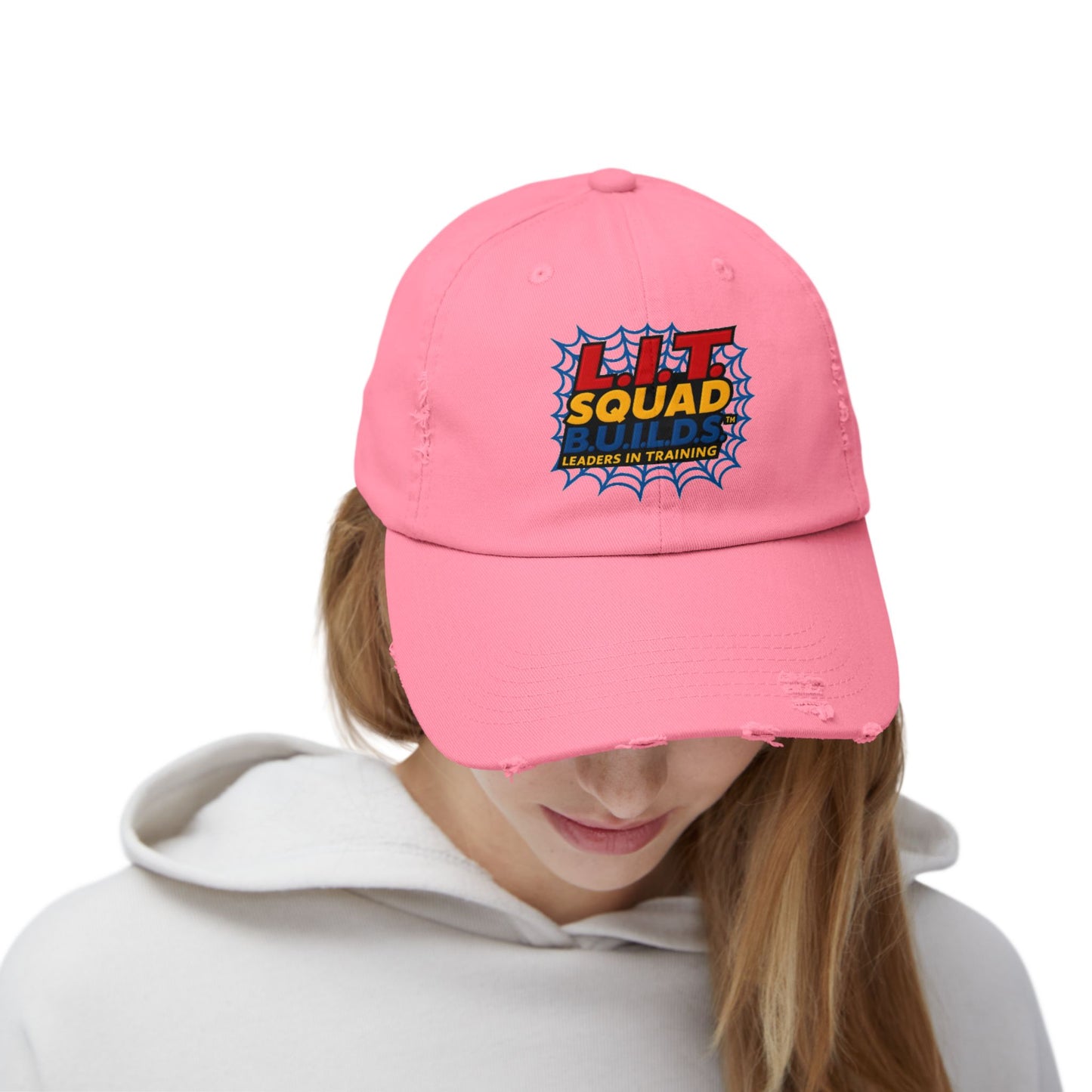 L.I.T. SQUAD B.U.I.L.D.S. Leaders In Training™ Distressed Cap
