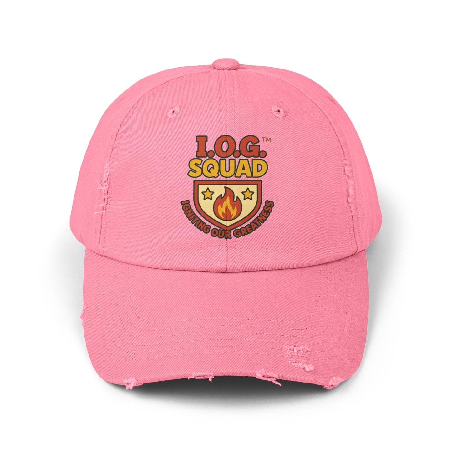 I.O.G. SQUAD Igniting Our Greatness™ Distressed Baseball Cap