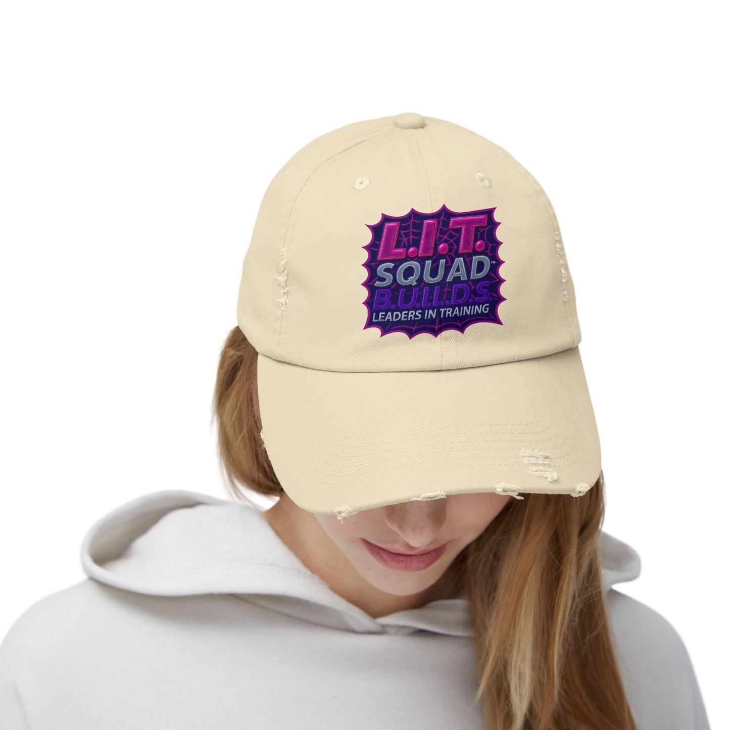 L.I.T. SQUAD B.U.I.L.D.S. Leaders In Training™ Distressed Cap
