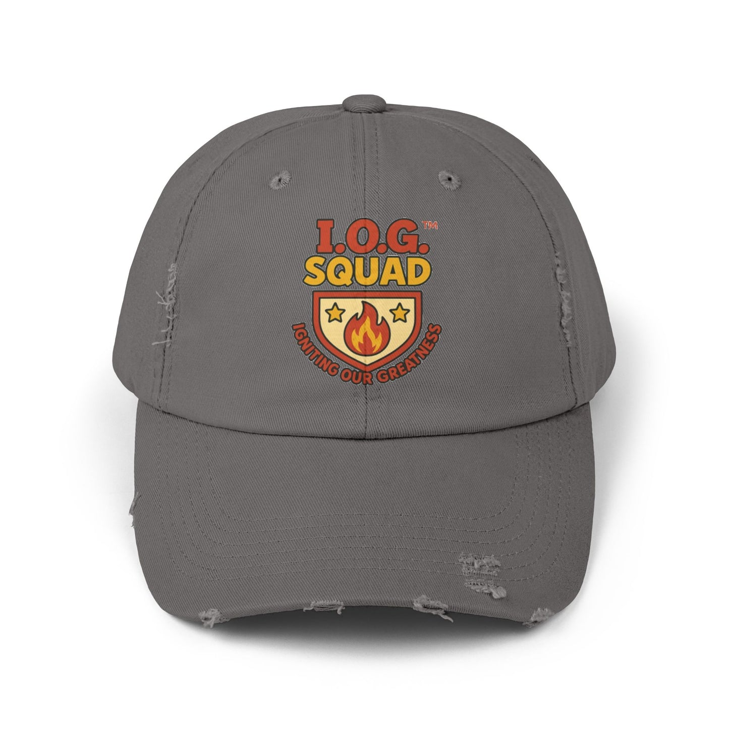 I.O.G. SQUAD Igniting Our Greatness™ Distressed Baseball Cap