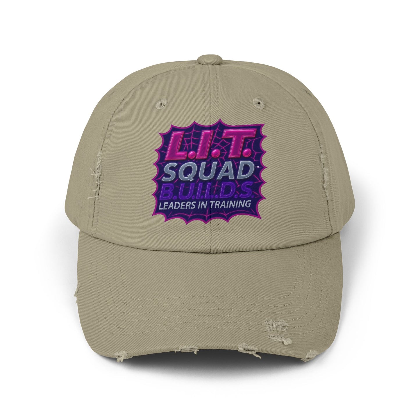 L.I.T. SQUAD B.U.I.L.D.S. Leaders In Training™ Distressed Cap