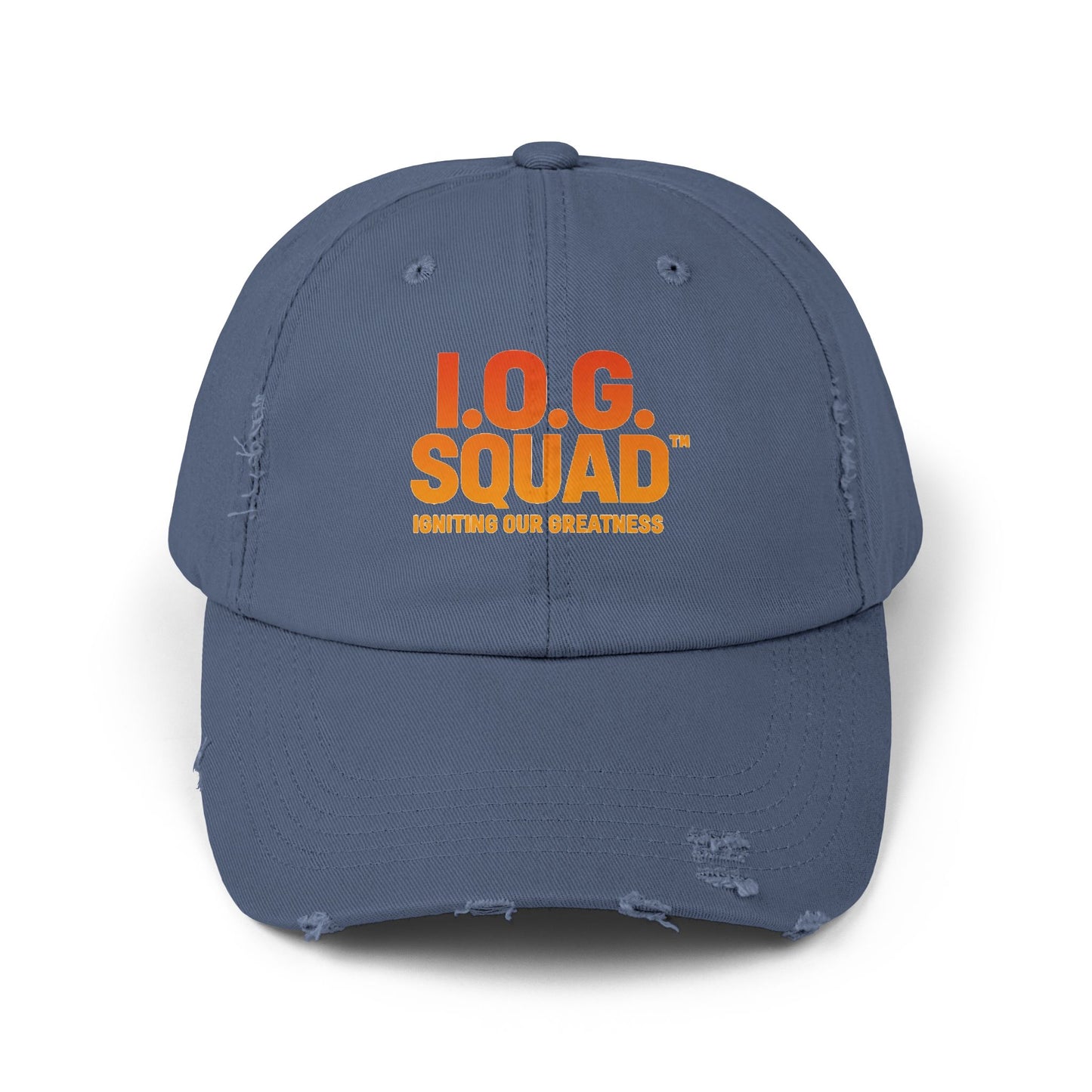 I.O.G. SQUAD Igniting Our Greatness™ Distressed Baseball Cap