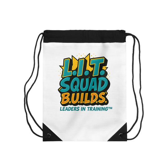 L.I.T. SQUAD B.U.I.L.D.S. Leaders in Training™ Drawstring Backpack