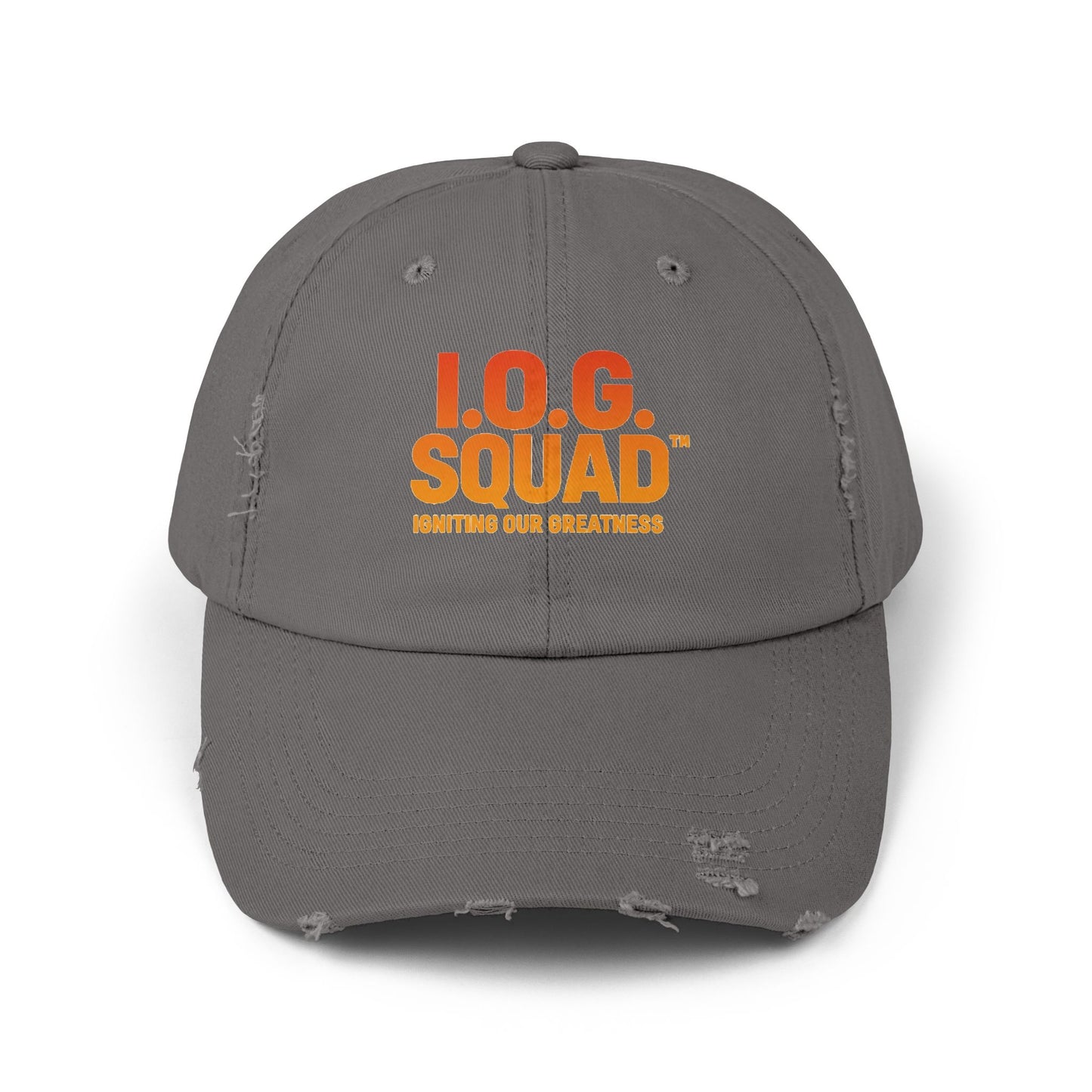 I.O.G. SQUAD Igniting Our Greatness™ Distressed Baseball Cap