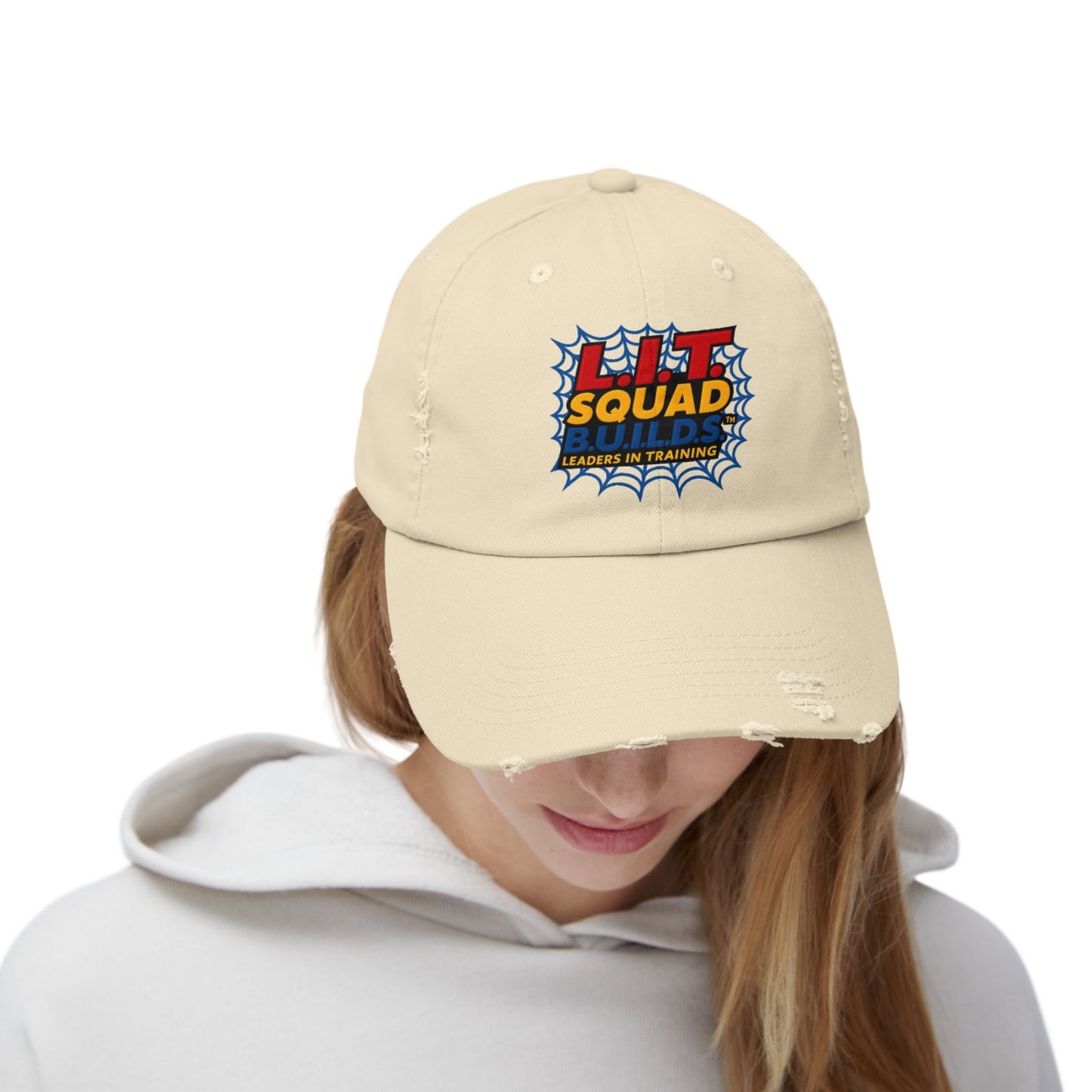 L.I.T. SQUAD B.U.I.L.D.S. Leaders In Training™ Distressed Cap