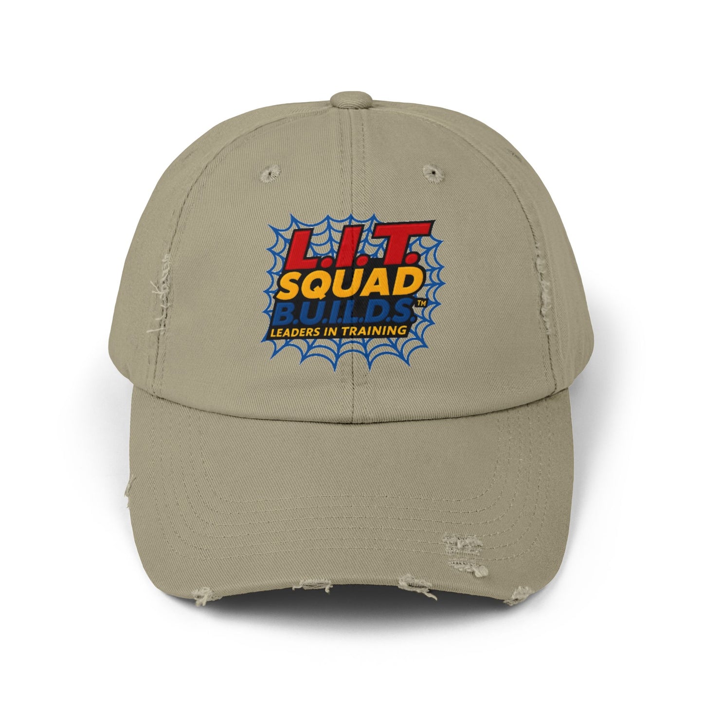 L.I.T. SQUAD B.U.I.L.D.S. Leaders In Training™ Distressed Cap