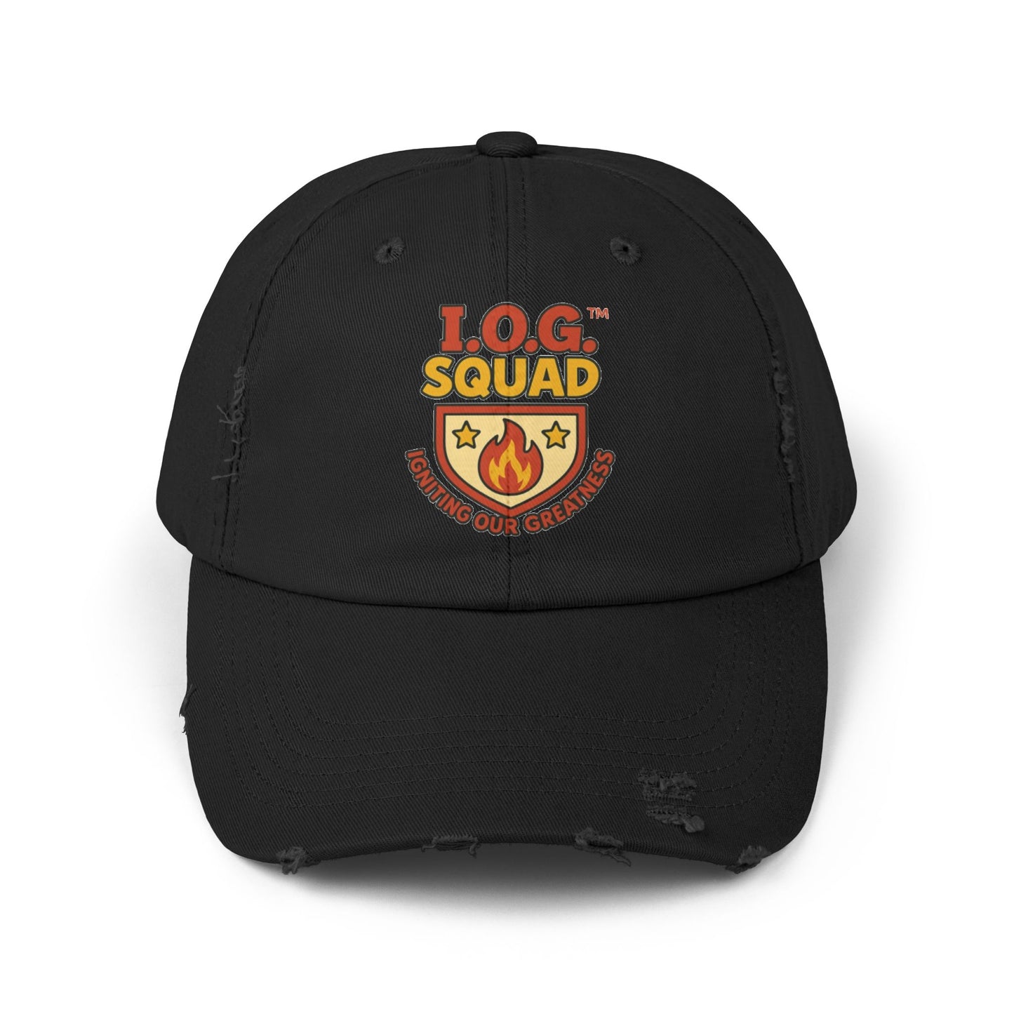 I.O.G. SQUAD Igniting Our Greatness™ Distressed Baseball Cap