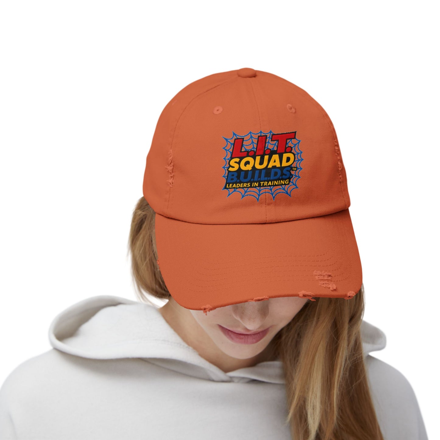 L.I.T. SQUAD B.U.I.L.D.S. Leaders In Training™ Distressed Cap