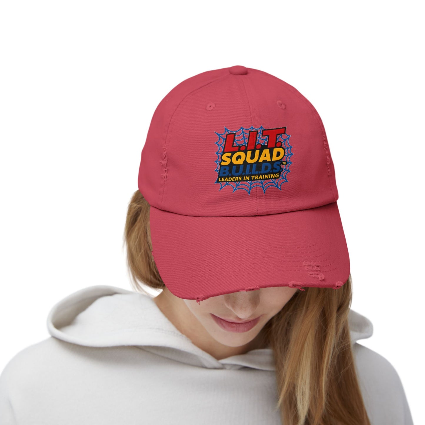 L.I.T. SQUAD B.U.I.L.D.S. Leaders In Training™ Distressed Cap