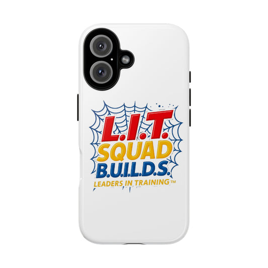 L.I.T. SQUAD B.U.I.L.D.S. / Phone Case - Tough Cases for Kids, Fun Gift, School Spirit, Back to School, Durable Design