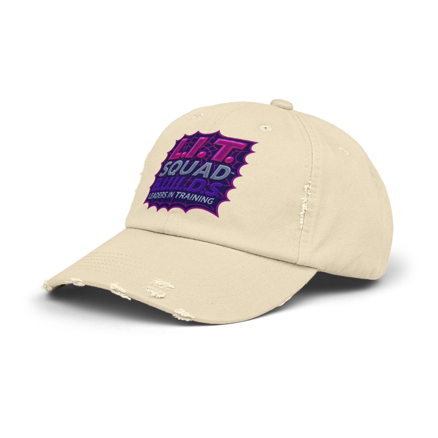 L.I.T. SQUAD B.U.I.L.D.S. Leaders In Training™ Distressed Cap