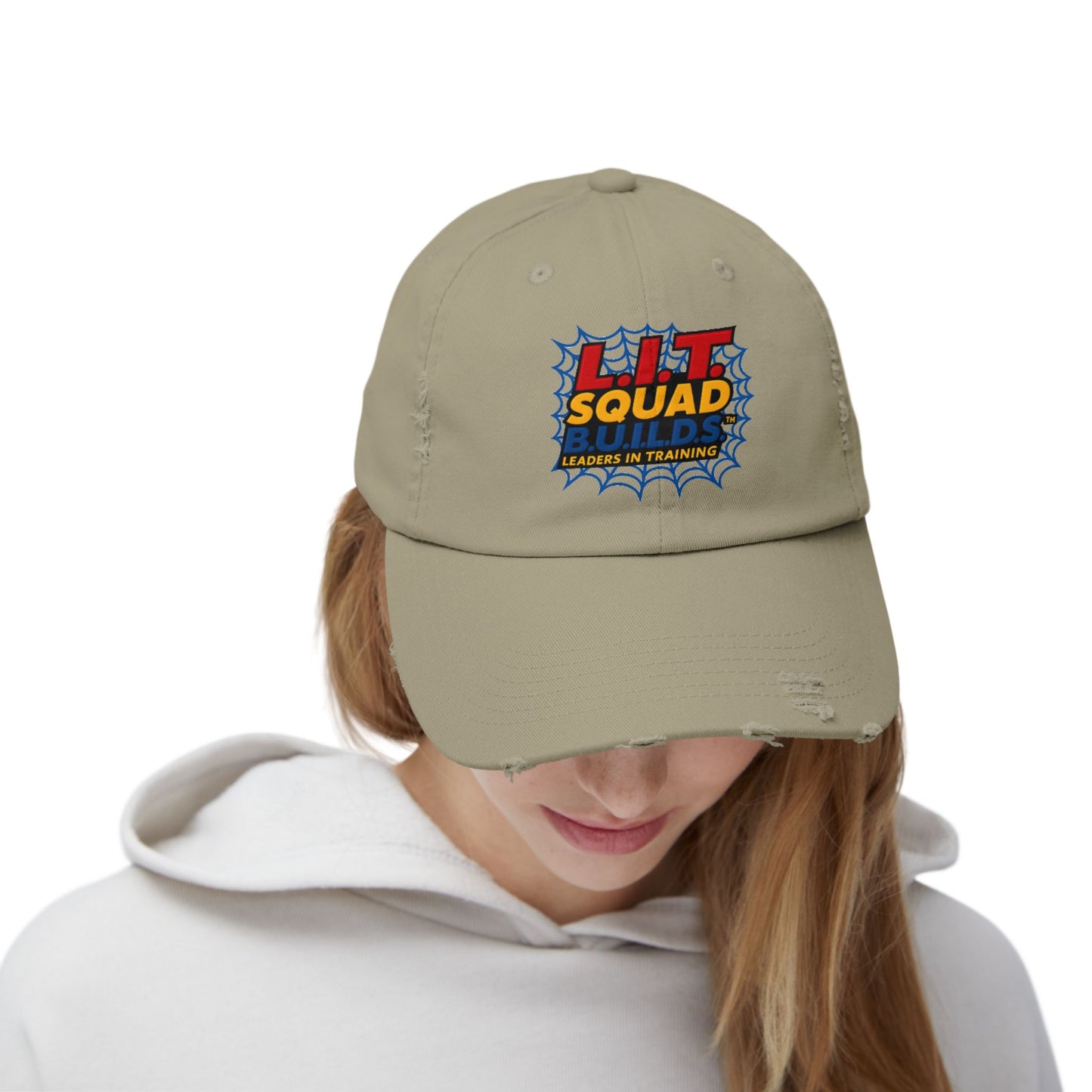 L.I.T. SQUAD B.U.I.L.D.S. Leaders In Training™ Distressed Cap