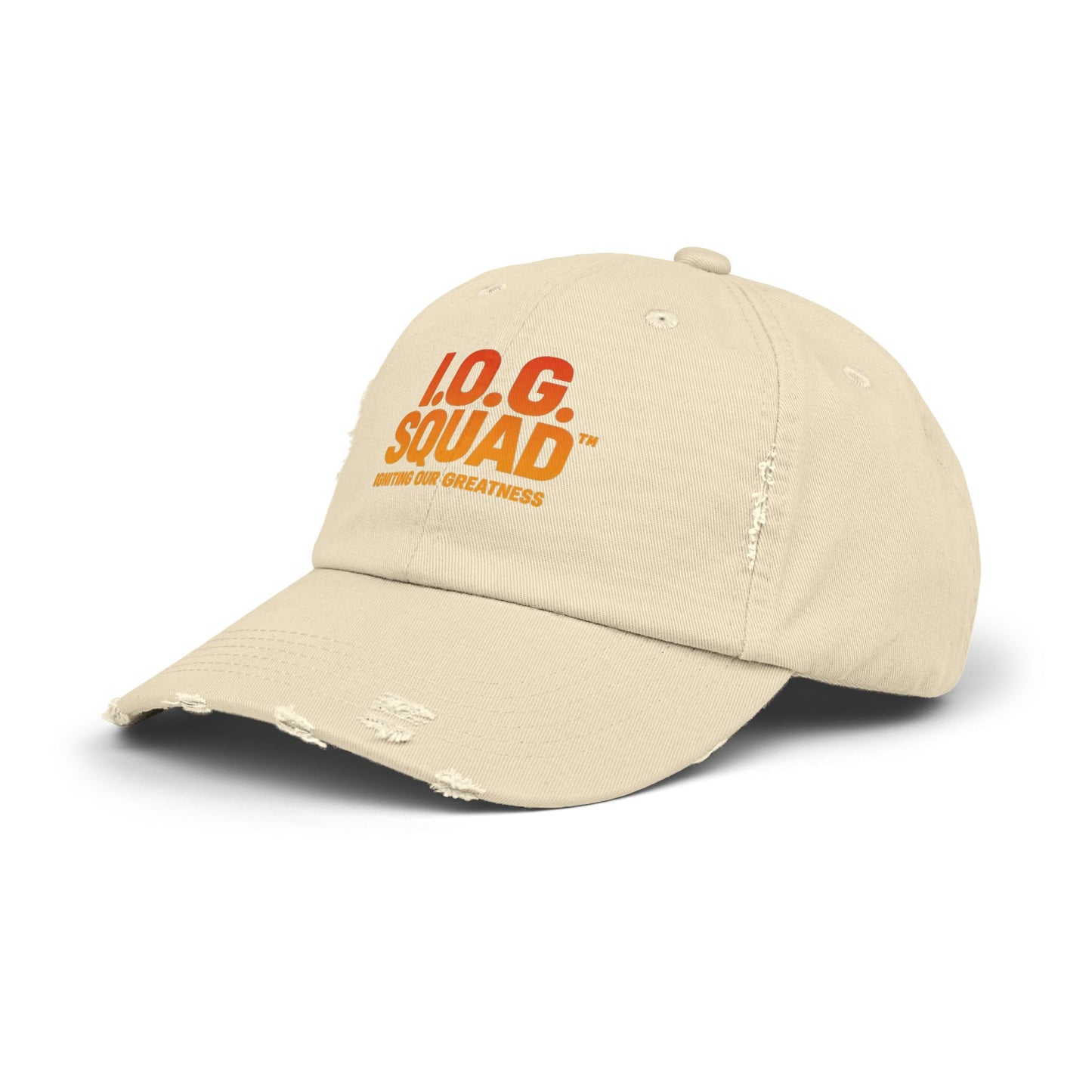 I.O.G. SQUAD Igniting Our Greatness™ Distressed Baseball Cap
